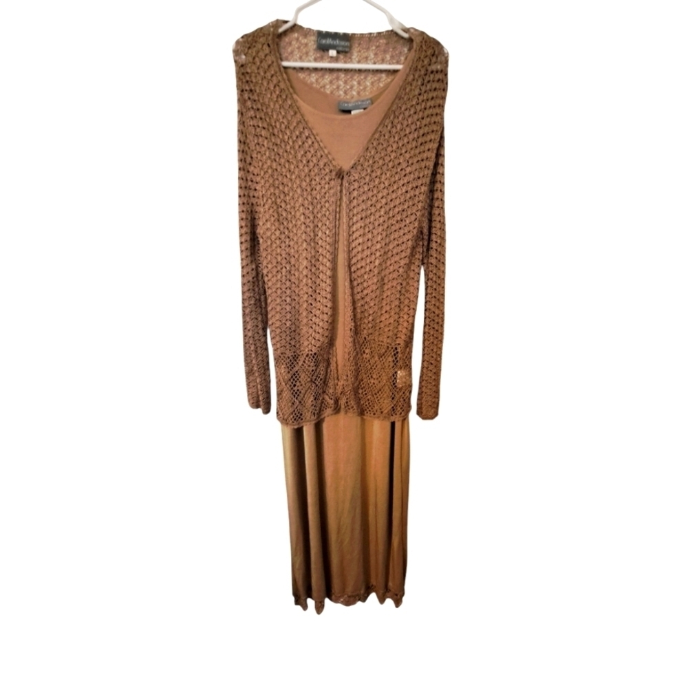 Vintage Carol Anderson dress and cover size Large